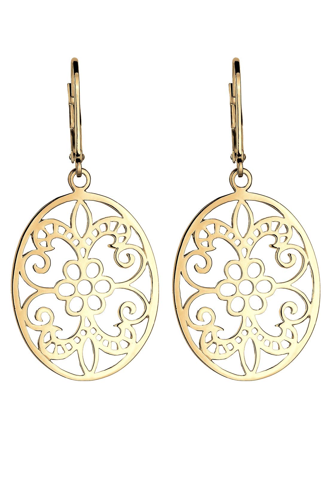 Elli Damen Ohrringe mit Ornament Orientalisch Floral Romantisch in 925 Sterling Silber