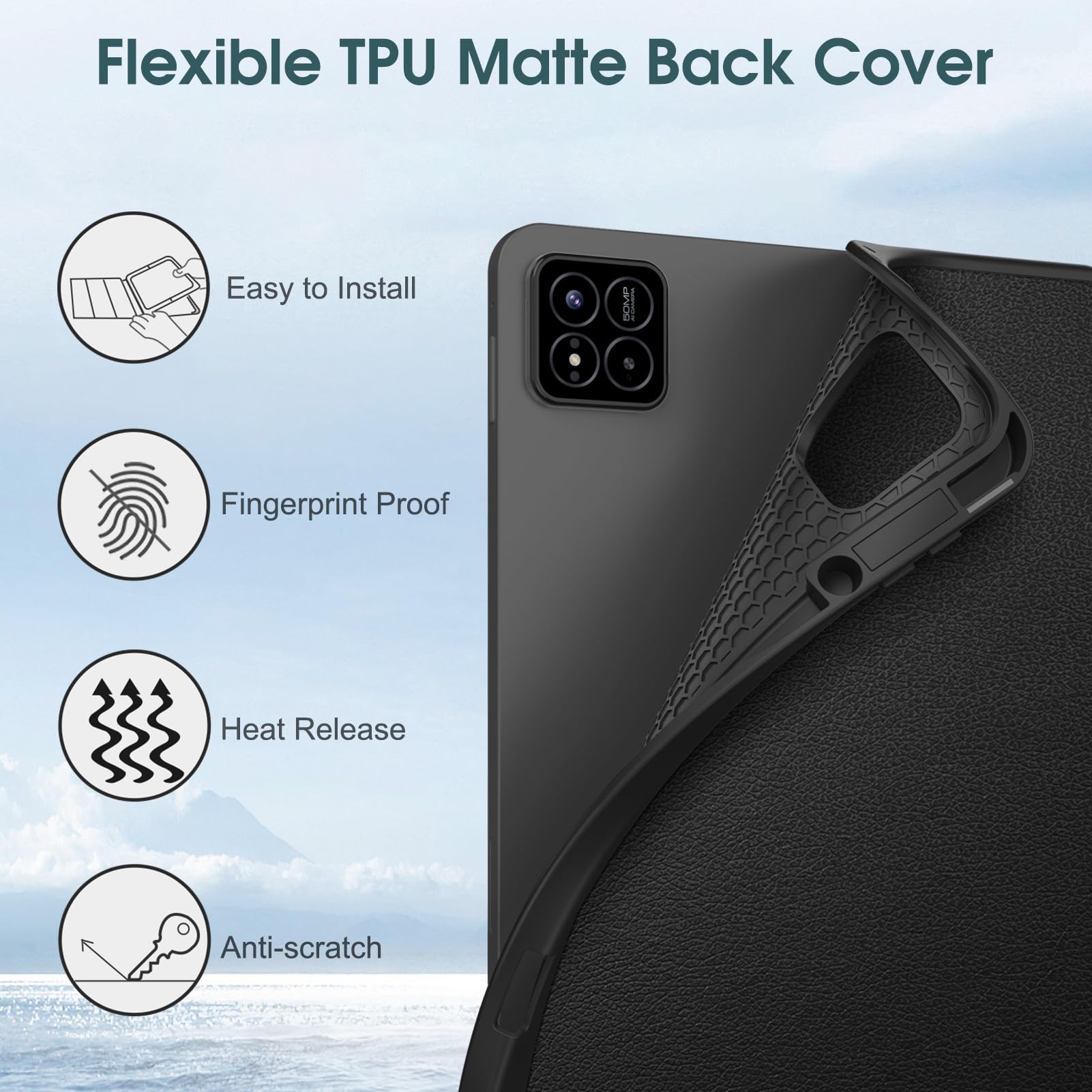 Enfants Coque Pour Xiaomi Pad 7 / Xiaomi Pad 7 Pro (11,2 Pouces), Antichoc Étui Avec Support Housse Protection - Bleu - Informatique