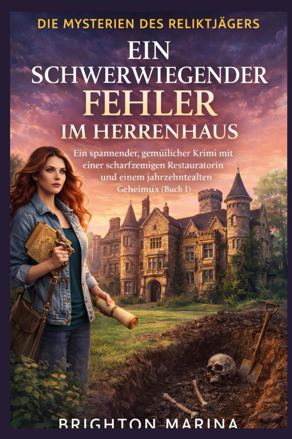 EIN SCHWERWIEGENDER FEHLER IM HERRENHAUS: Ein spannender, gemütlicher Krimi mit einer scharfsinnigen Restauratorin und einem jahrzehntealten Geheimnis (Buch 1) (Die Mysterien des Reliktjägers)