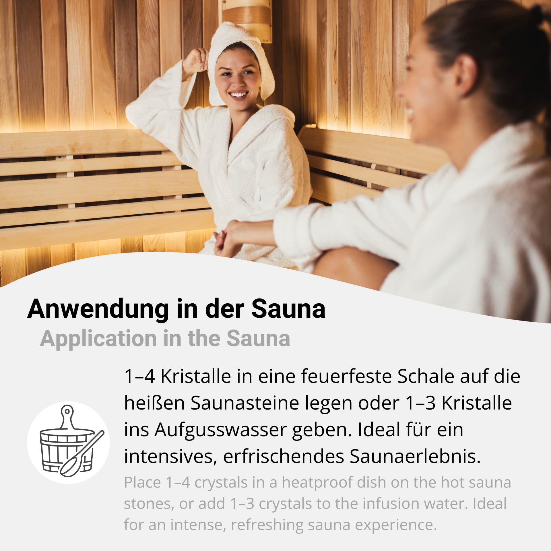 Mentholkristalle aus 100% Minzöl 200g Sauna Aufguss reines Menthol intensiv und wohltuend