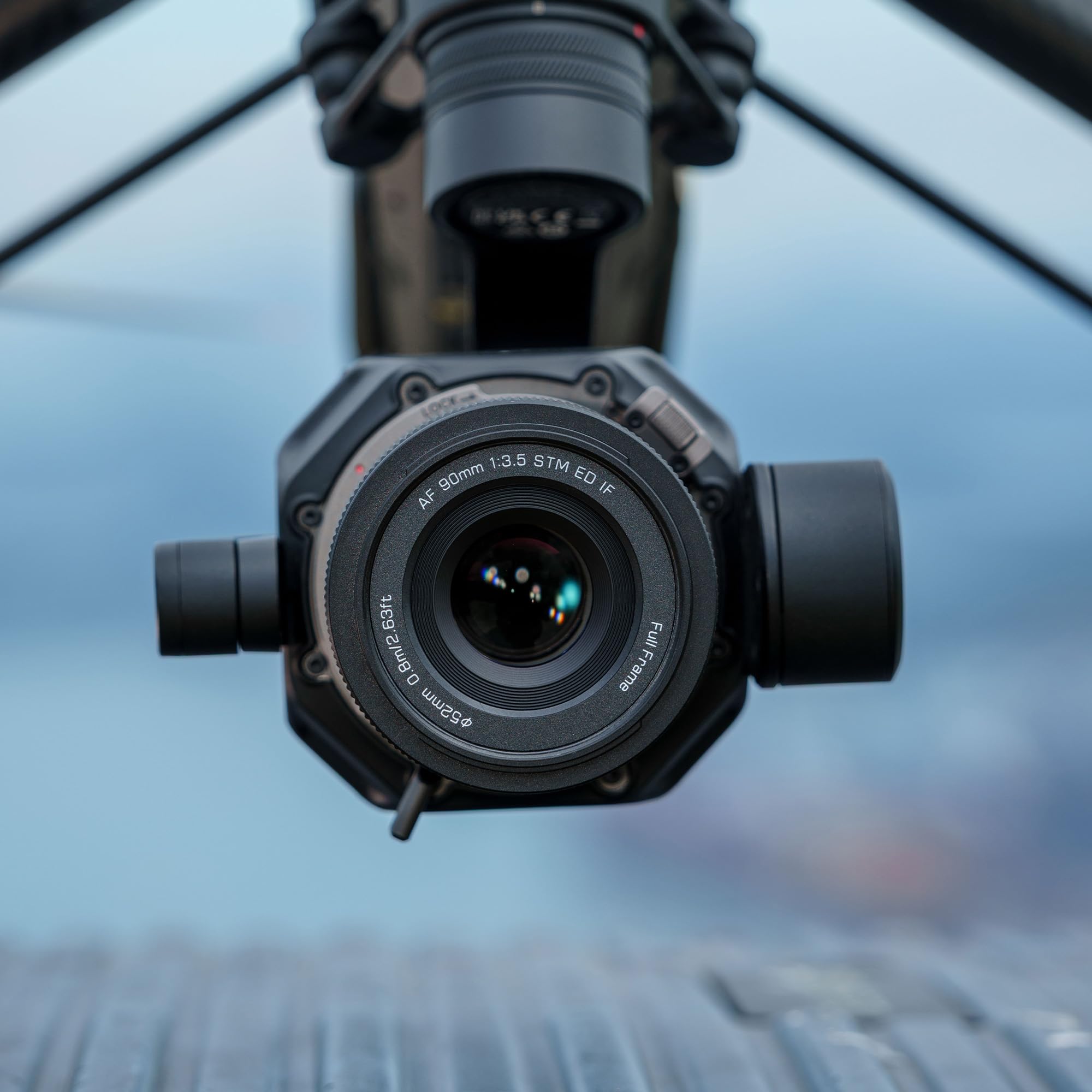 VILTROX AF 90mm F3.5 DL Objetivo con Enfoque Automático, fotograma Completo, teleobjetivo Medio, claridad 8K, Compatible con cámaras aéreas dji Inspire 3, Ronin 4D y Zenmuse X9-8K Air Gimbal