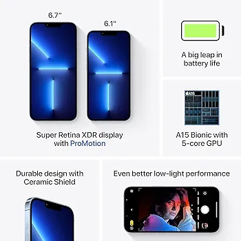 タイムセール‼️Apple iPhone 13 Pro  シエラブルー Amazon.com: Apple iPhone 13 Pro, 1TB, Sierra Blue - Unlocked