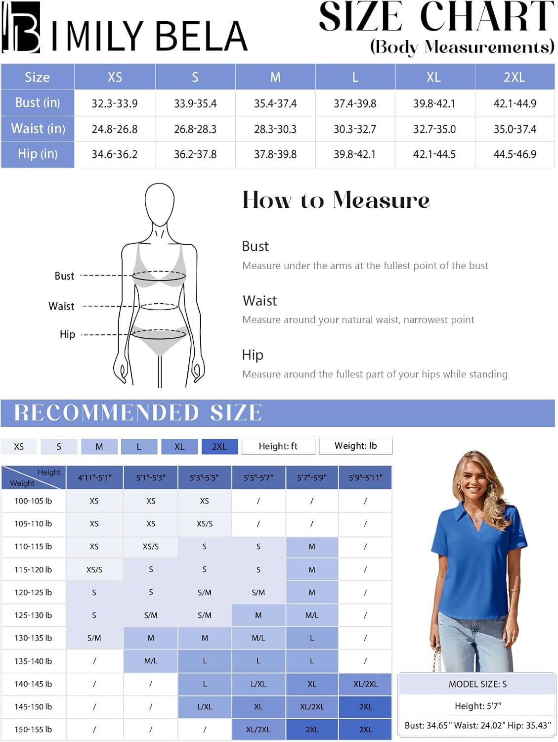 Imily Bela Womens Short Sleeve Polo Shirts V Neck Business Dressy Casual Tops Summer Collared Trendy Tees - Image 6