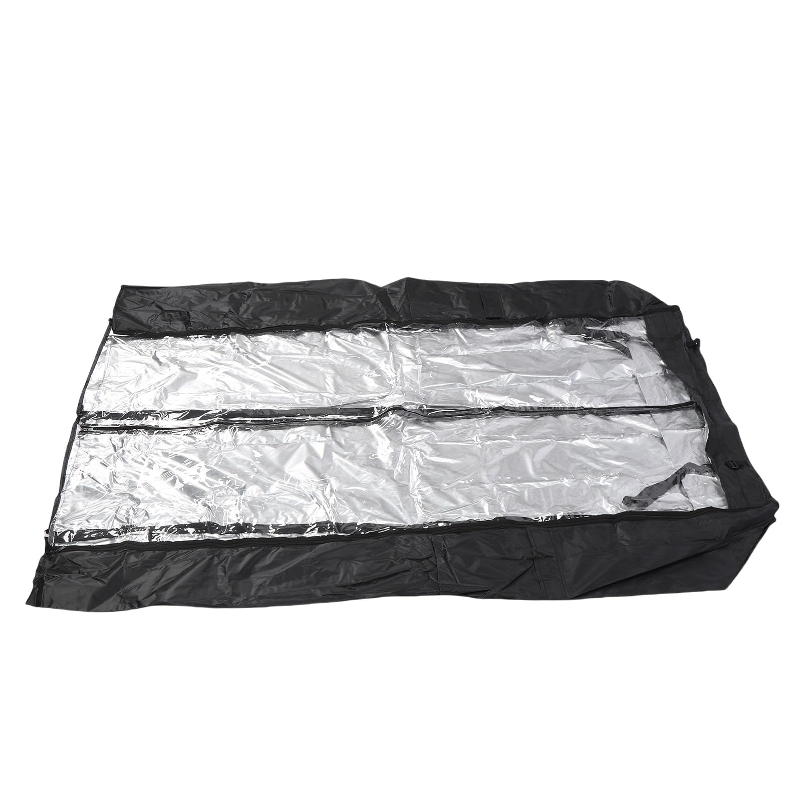 Cubierta para Estante, Cubiertas para Estantes de Alambre de Almacenamiento de Alta Resistencia 210D, Cubiertas para Estantes de Exterior de Poliéster Recubierto de Plata, Ideal para de