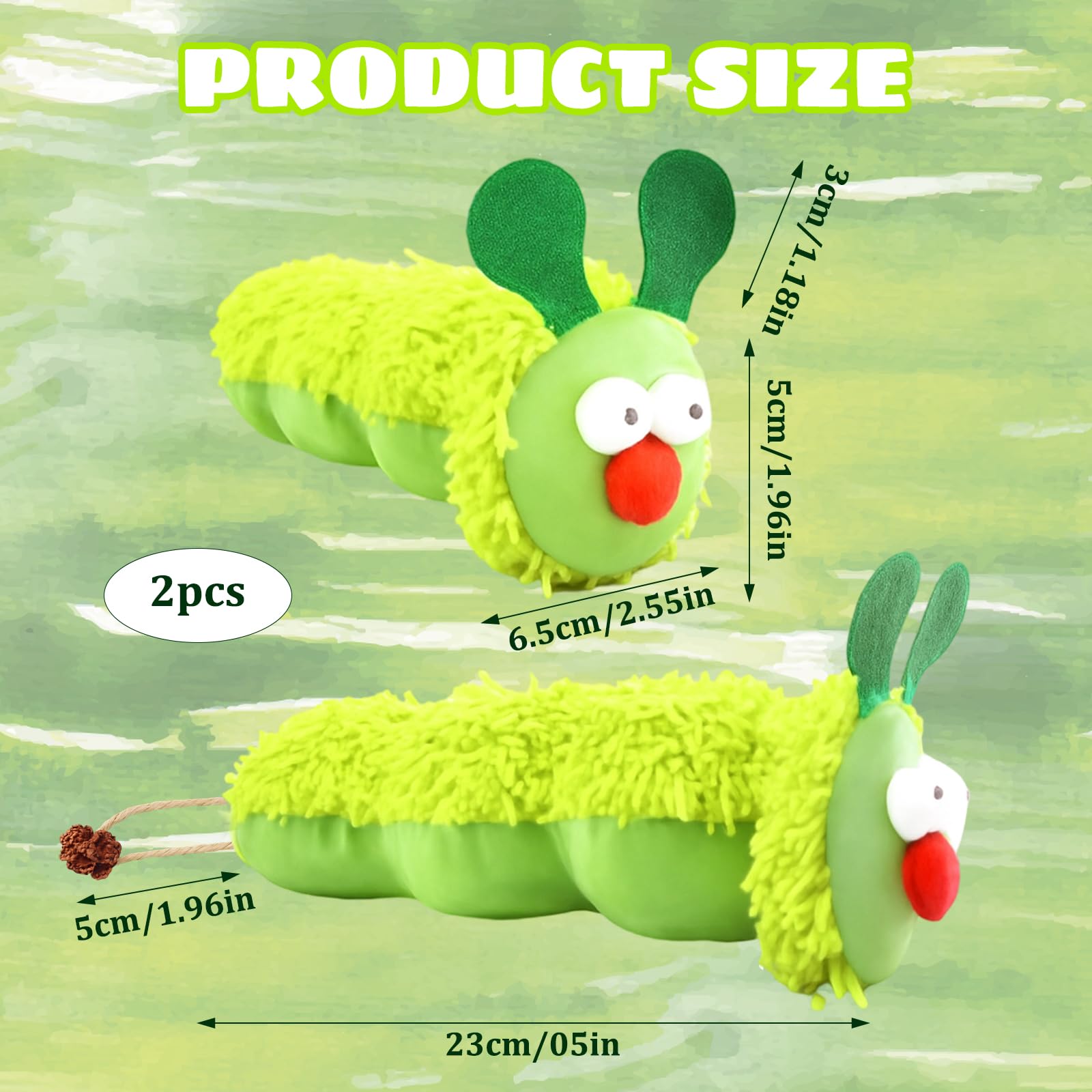 GZGRYTRC 2Pcs Cat Toys, Catnip Toys for Cats Interactive Cat Toy with Catnip - Image 2