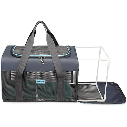 Frame Soft Surface pet Carrier, cat, Dog and Rabbit Transport Carrier, Airline-Approved pet Transport Carrier, Carrier Non-Collapse Deformation and Safety Special Zipper Hook Design.