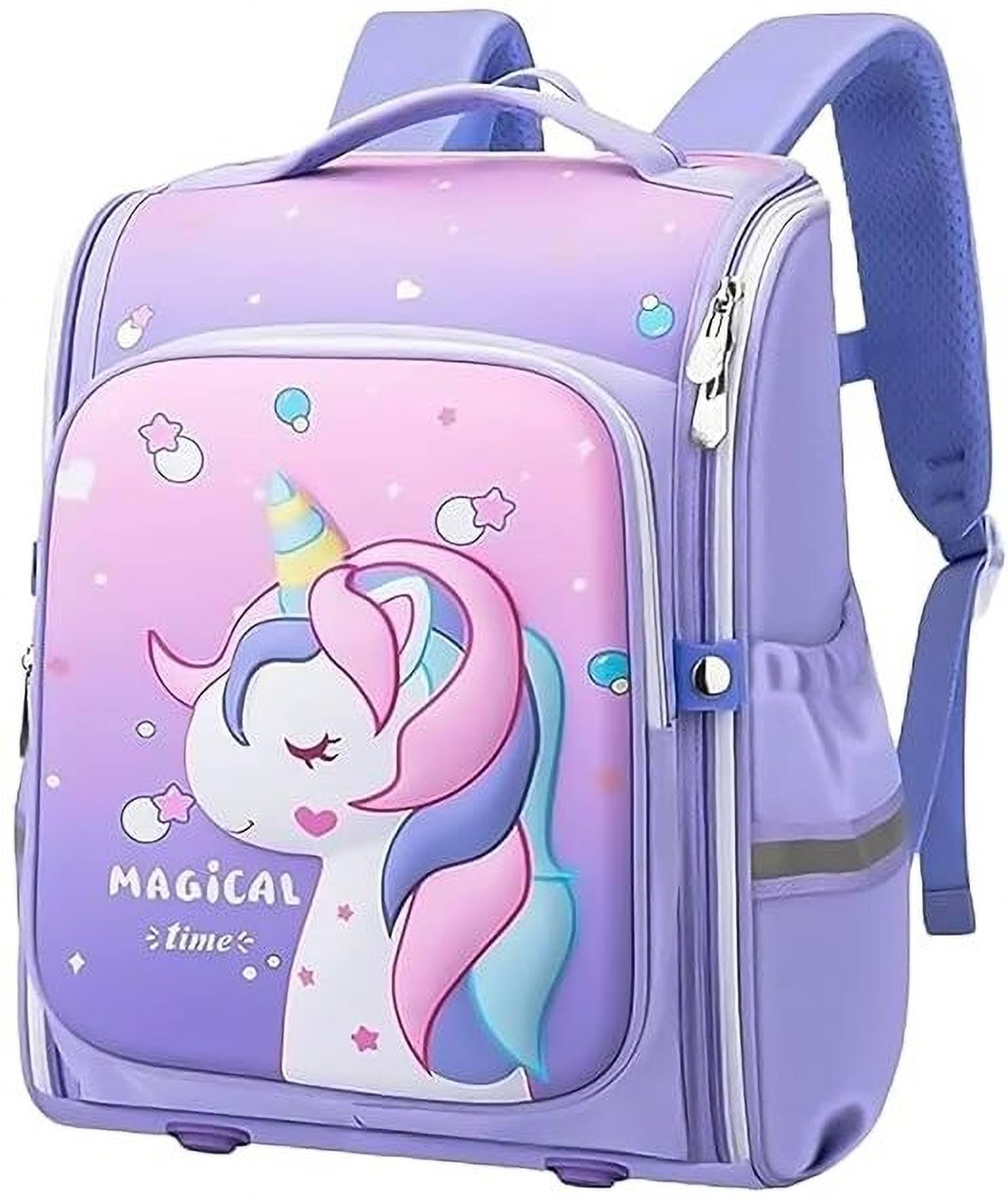 School Bag -Unicorn Astronaut Diano Bags for Kids 2-12 Year Stylish Durable Water-Resistant 3D Backpack Shoulder School Bags for Kids Birthday Gift for Kids,School Bag for Kids