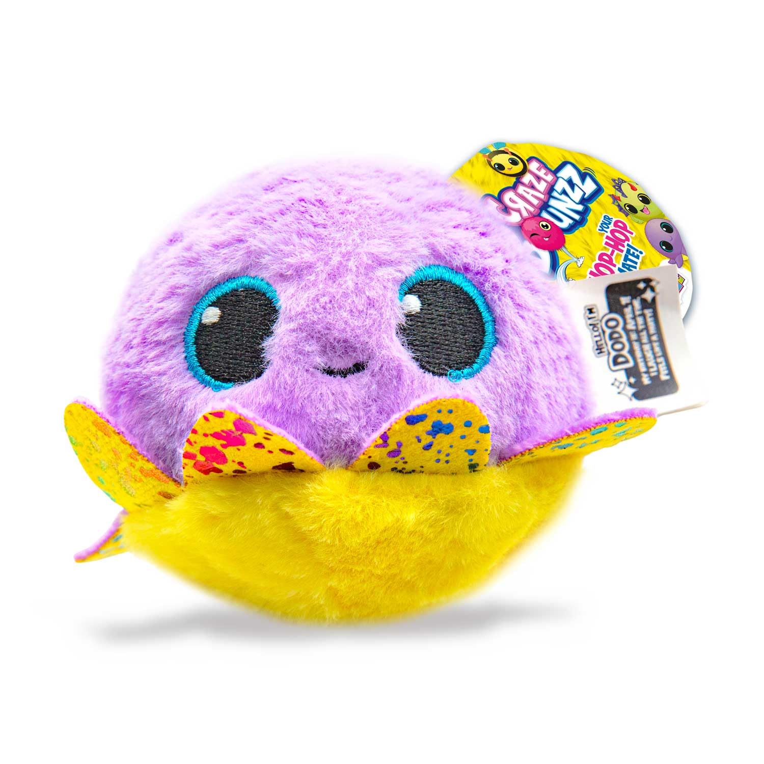 CRAZE BOUNZZ Kawaii Plushies Bouncy Ball – Soft Plushy Cuddly Toy, Cute Plushies for Girls & Boys, bouncing Mini Plush Toys, 6 Farbvarianten