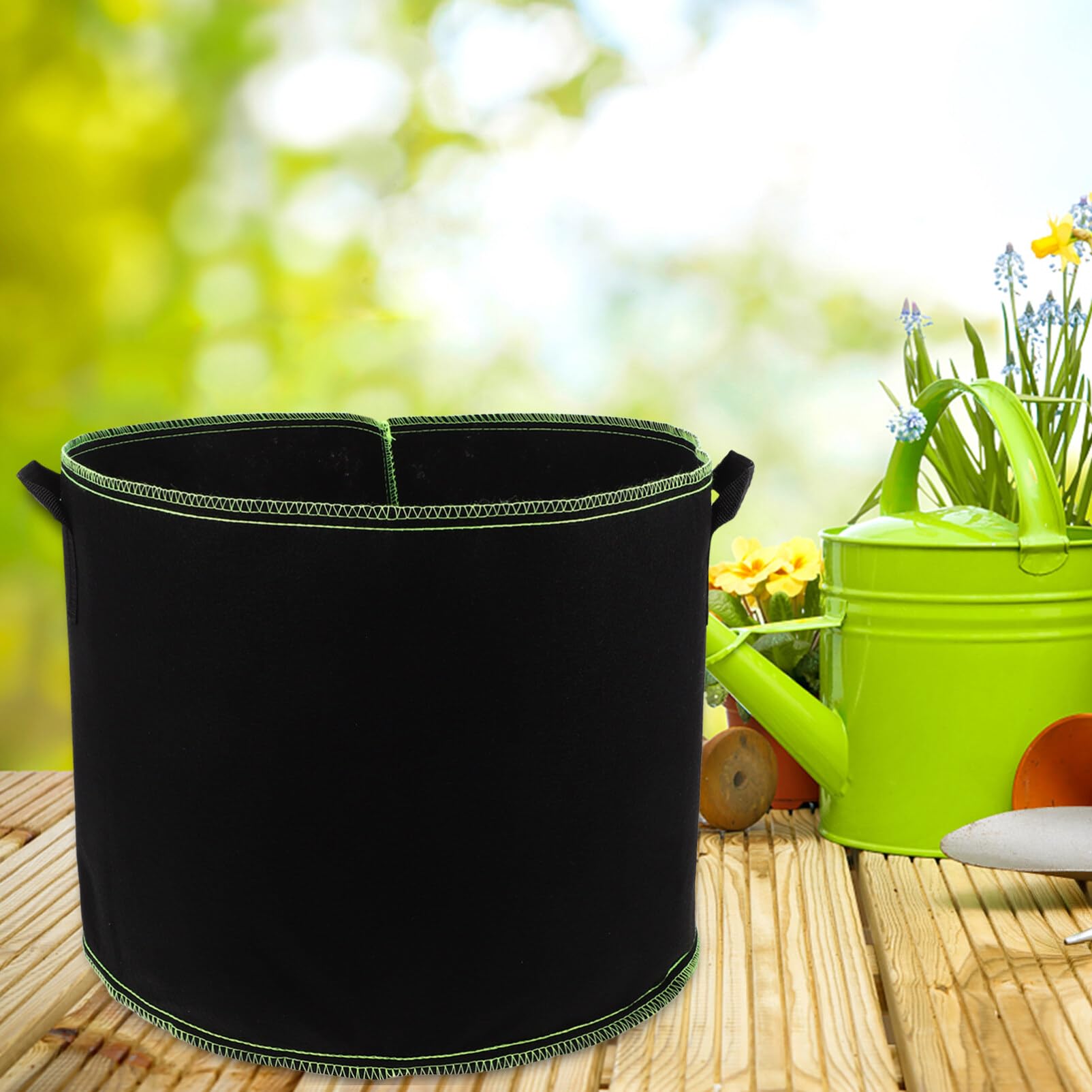 Happyyami 5pezzi Sacchetti Per Coltivazione Borse Giardinaggio Non Resistente e Traspirante Per Facile e