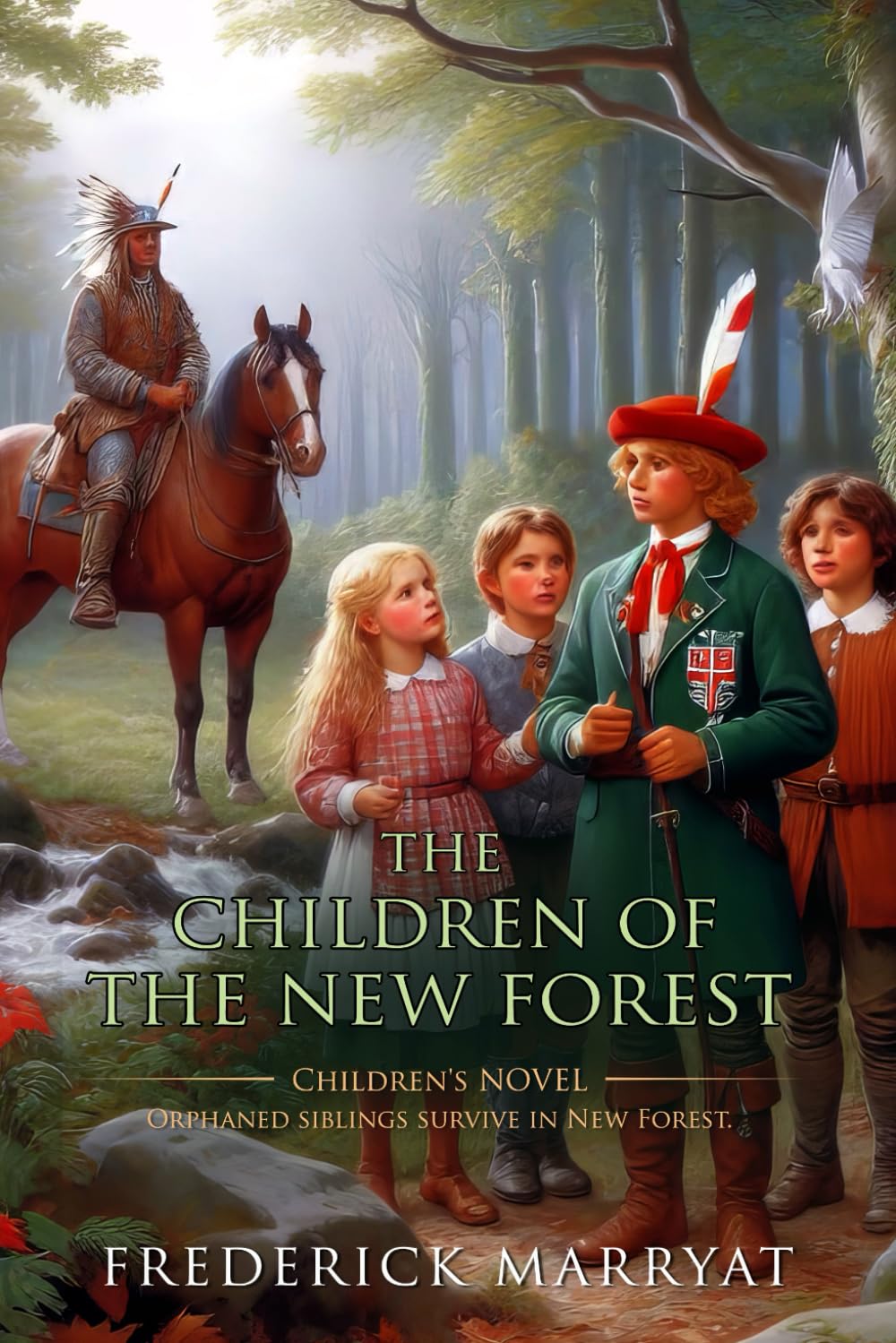 The Children of the New Forest: Complete with Classic illustrations and Annotation