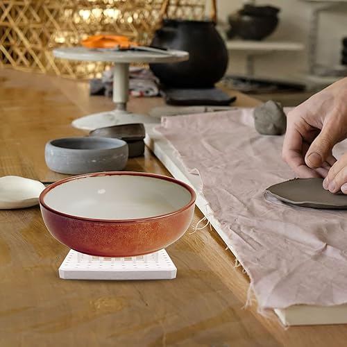 Miniatura 7 de Almohadilla refractaria de cerámica con horno de clavos de 96 puntos, soporte de zancos para horno, horno de cerámica refractaria de cerámica,