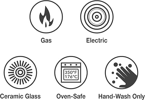 Miniatura 7 de Tramontina Sartén para saltear anodizado duro de 12 pulgadas