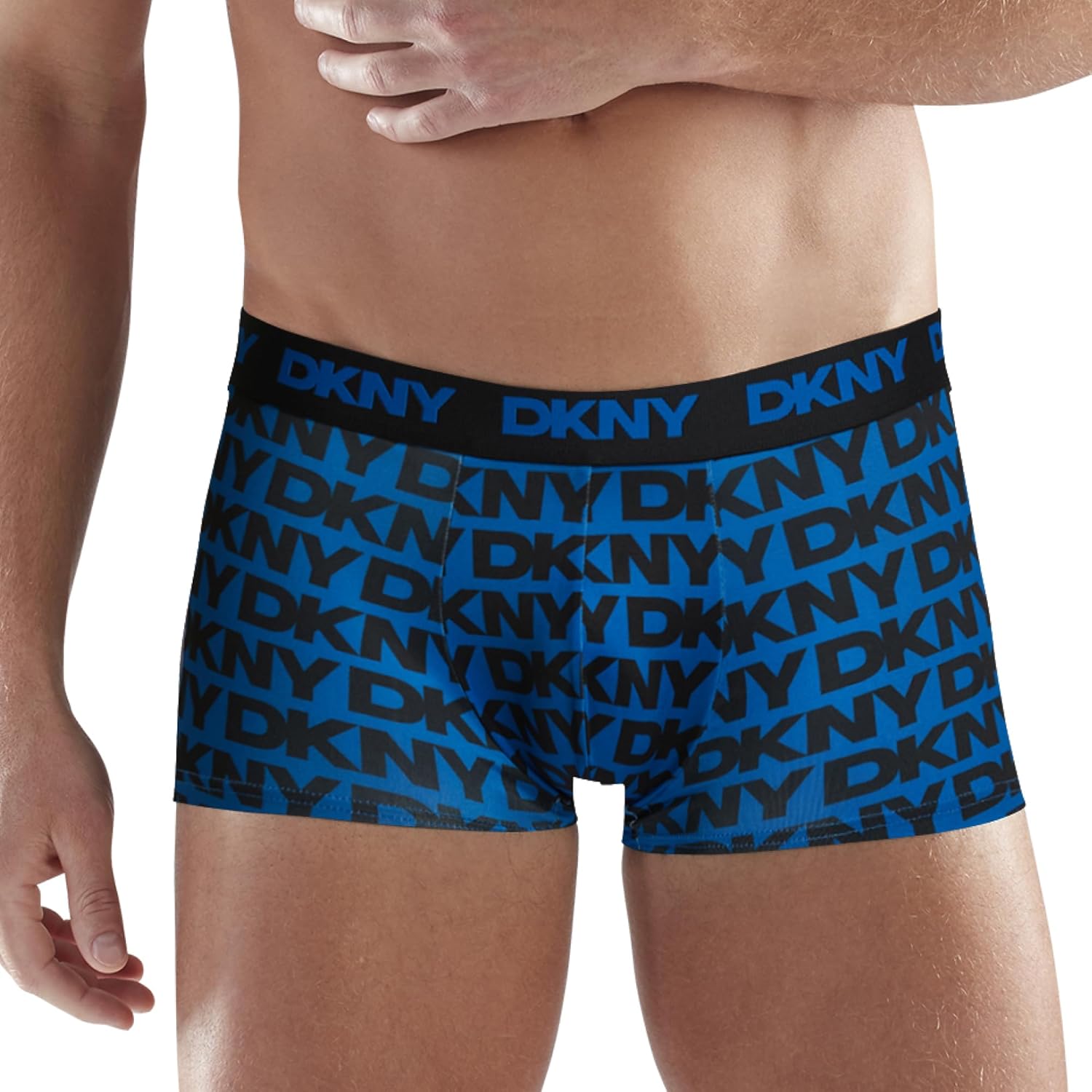 DKNY Mens Flex Low Flex Trunks - Low Rise Boxer Briefs Underwear 3-Pack - Image 3