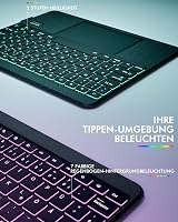 Doohoeek LCD Kijelzős Billentyűzetes Tok iPad Air 13" (M3/M2) és iPad Pro 12.9" 3-6. Generációhoz - Levehető QWERTZ Bluetooth Billentyűzet H 4