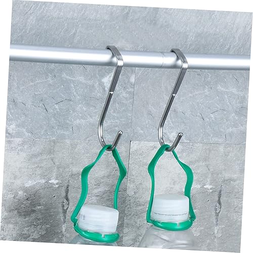 Miniatura 5 de 4 ganchos sólidos tipo S negro extraíble impermeable para gabinete de cocina dormitorio bar hotel