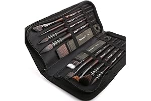 Professional Artist Paint Brush Set - Blue Squirrel Hair + White Taklon...