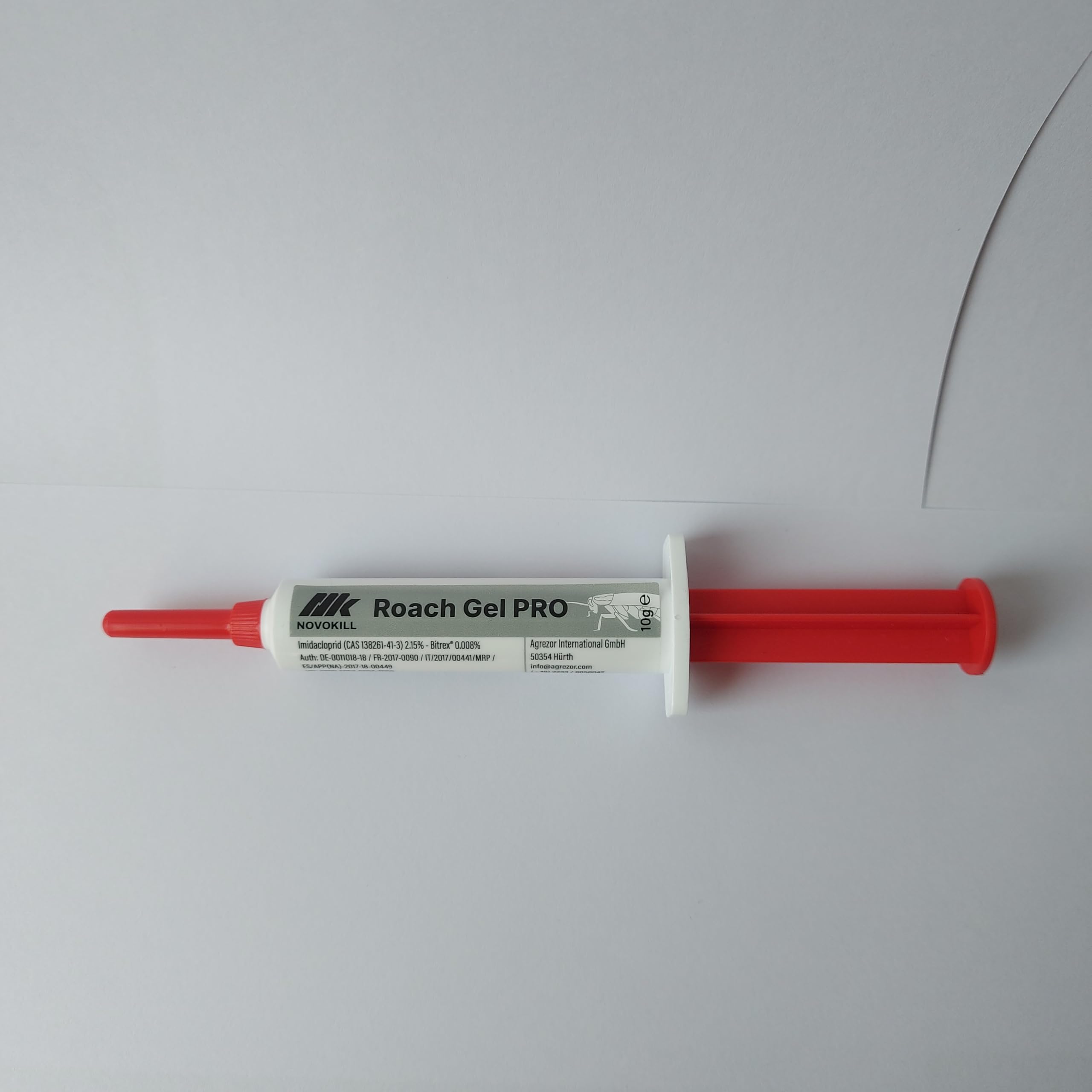 Novokill ROACH GEL PRO 10g – gel anti cafards professionnel à action prolongée