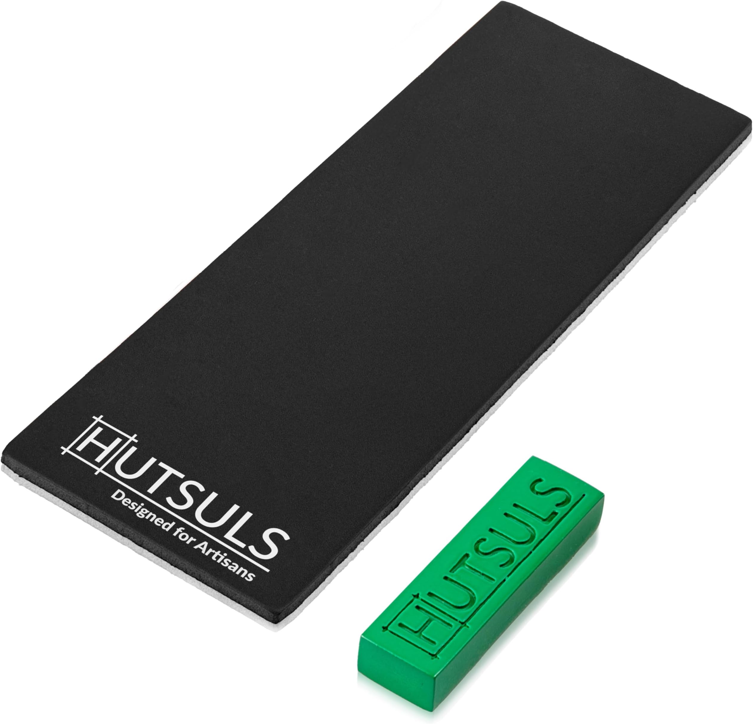 HUTSULS 3"x8" Black Leather Strop