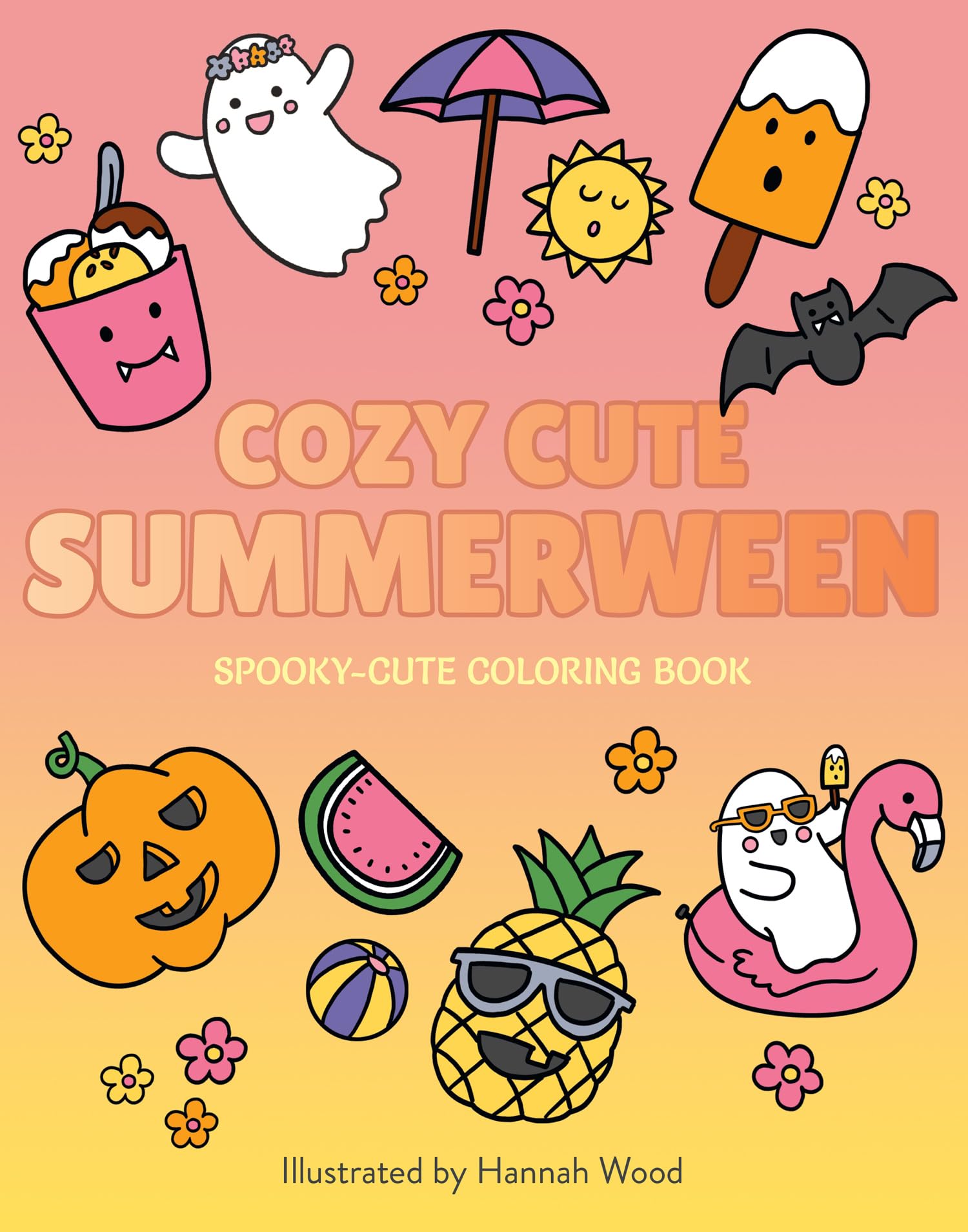 Cozy Cute Summerween : Spooky Cute Coloring Book