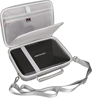 Mchoi Hard Carrying Case Fits for DBPOWER 11.5" / 12'' Portable DVD Player, EVA Portable Storage Case Shockproof, Case Only Gray