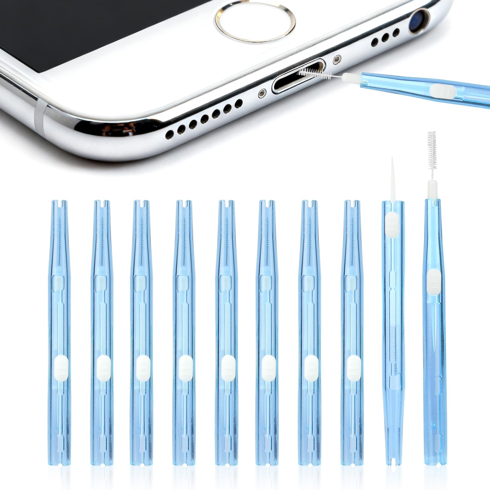 10pcs Phone Charge Charging Port Cleaning Kit, Usb C Charger Cleaner Tool