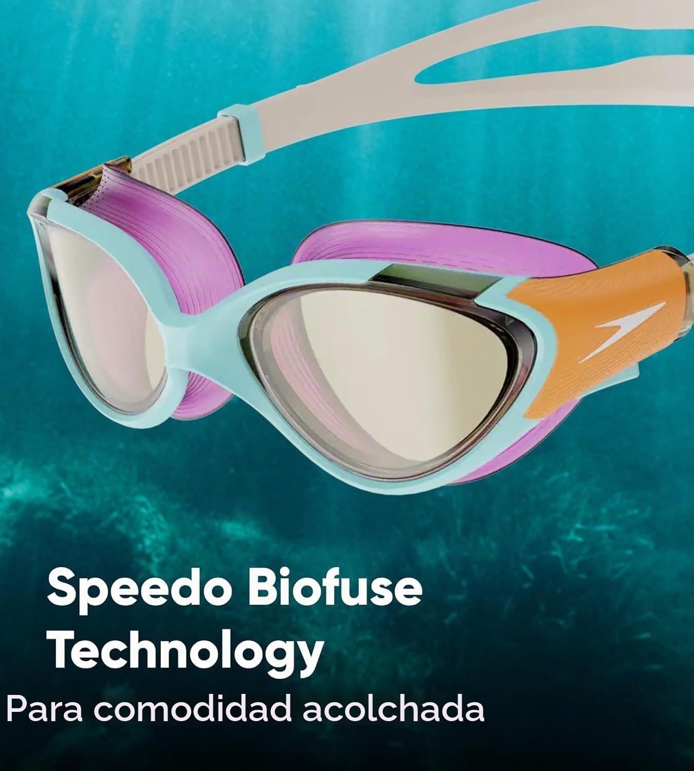Speedo Gafas de Natación Biofuse 2.0 Mujer Antivaho Ajuste Cómodo