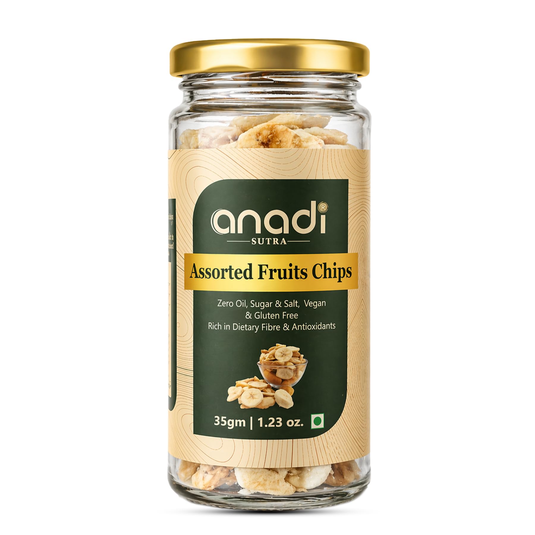 Anadi Sutra Assorted Fruit Chips (Chikoo, Dates & Banana) 35g | Freeze Dried Crunchy Snack | No Added Sugar, No Salt | High Fiber | Vegan, Gluten-Free | Healthy Snack for Smoothies, Juices & Guilt-Free Munching-image-11