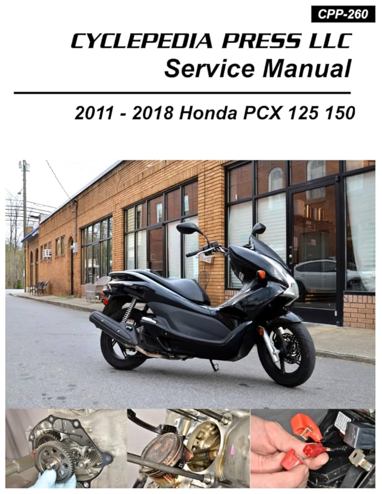 2011-2018 Honda PCX 125 150 Cyclepedia Printed Scooter