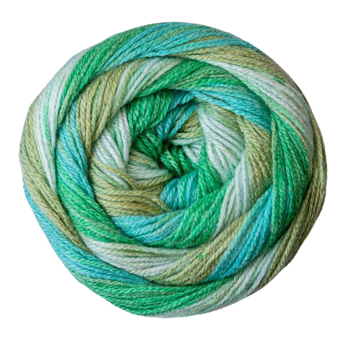 Emu Funfair Swirl DK Acrylic Yarn 150g Cake 450m, Ghost Train - 005