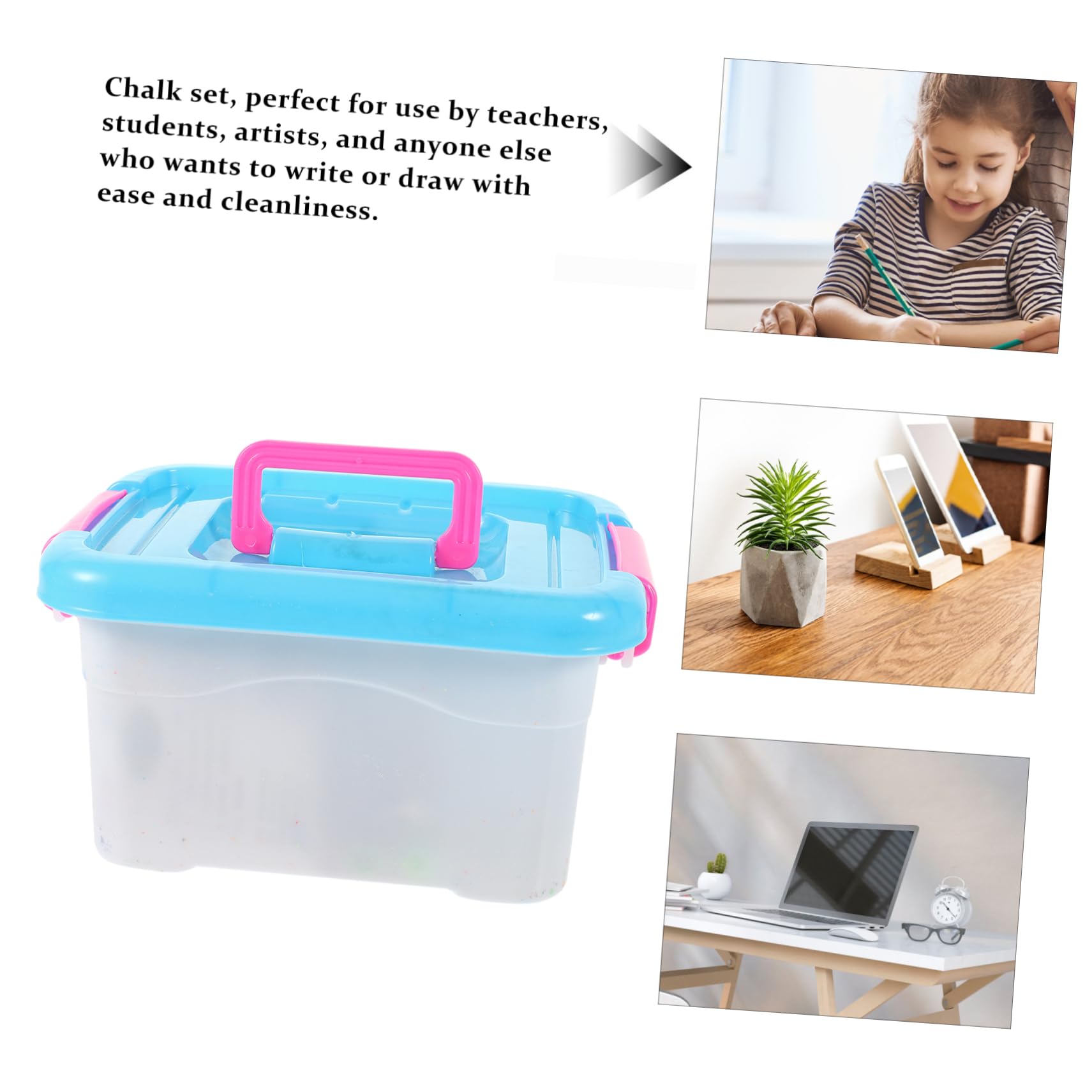BESTonZON 1set Gessetti e Manici Per Insegnanti e Resistente Per Lavagne e Artistici Accessori