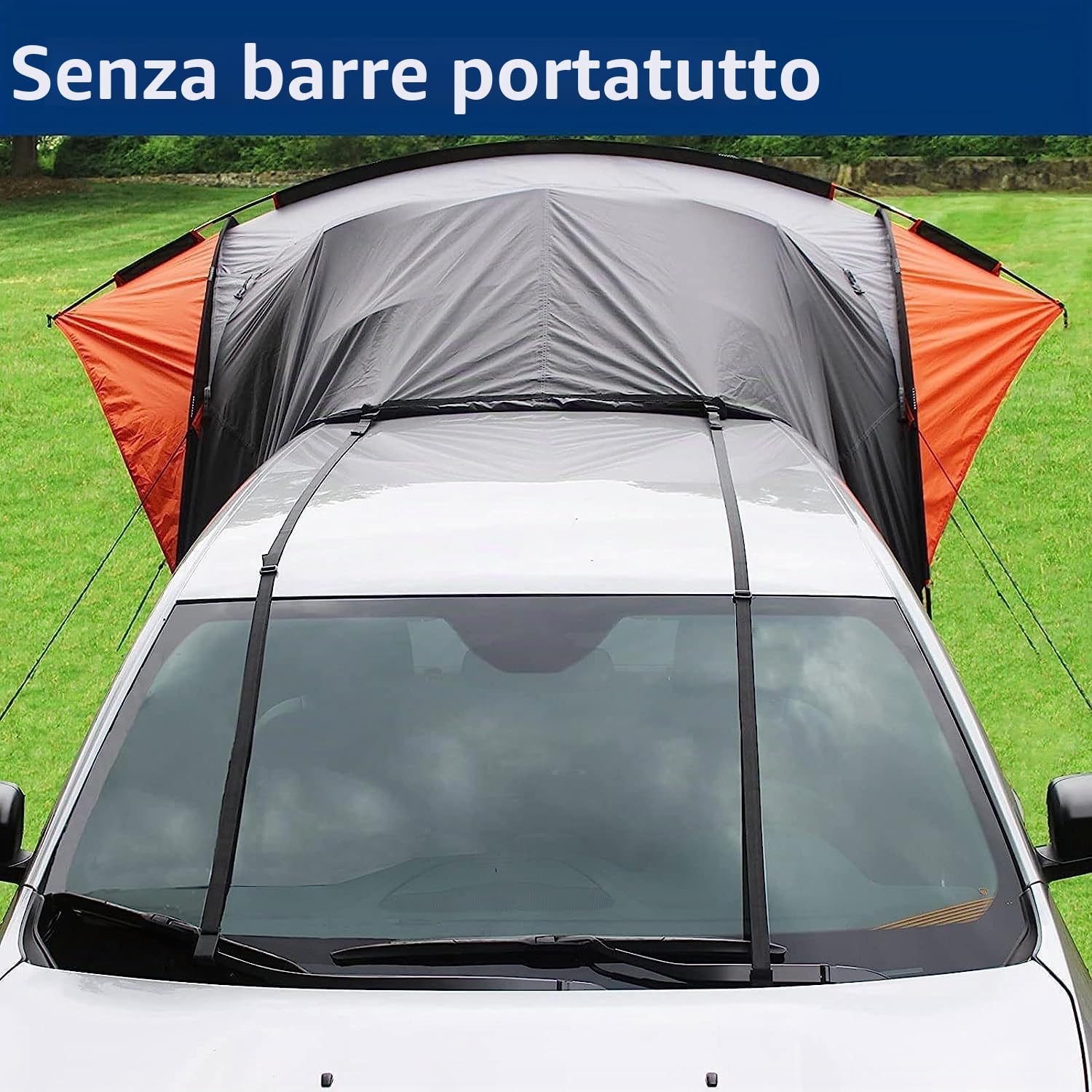 Tenda per auto, tenda per portellone posteriore, tendalino per auto, tenda per SUV, tenda indipendente, protezione solare, tenda da viaggio da campeggio adatta a vari modelli, dimensioni indipendenti