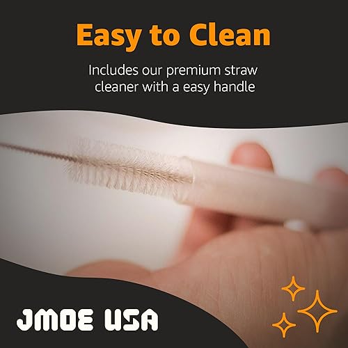 Miniatura 5 de Jmoe USA Pajitas de repuesto de 12 pulgadas para vasos Stanley de 40 onzas y 30 onzas, se adapta a vasos de 50 y 40 onzas Cold1 Paquete de 6