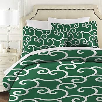 Amazon｜和柄 緑 唐草模様 布団カバー 3点セット シングル 寝具カバー