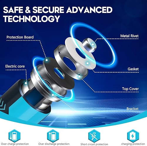 Miniatura 2 de Baterías recargables AA de litio con cable de carga USB-C, paquete de 4 baterías de iones de litio de 1.5 V 2100 mAh de tamaño doble A para cámara