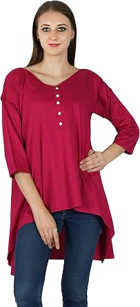 Rayon Kurti Designer Bollywood Kurta Indian Women Casual Top Tunic Dress