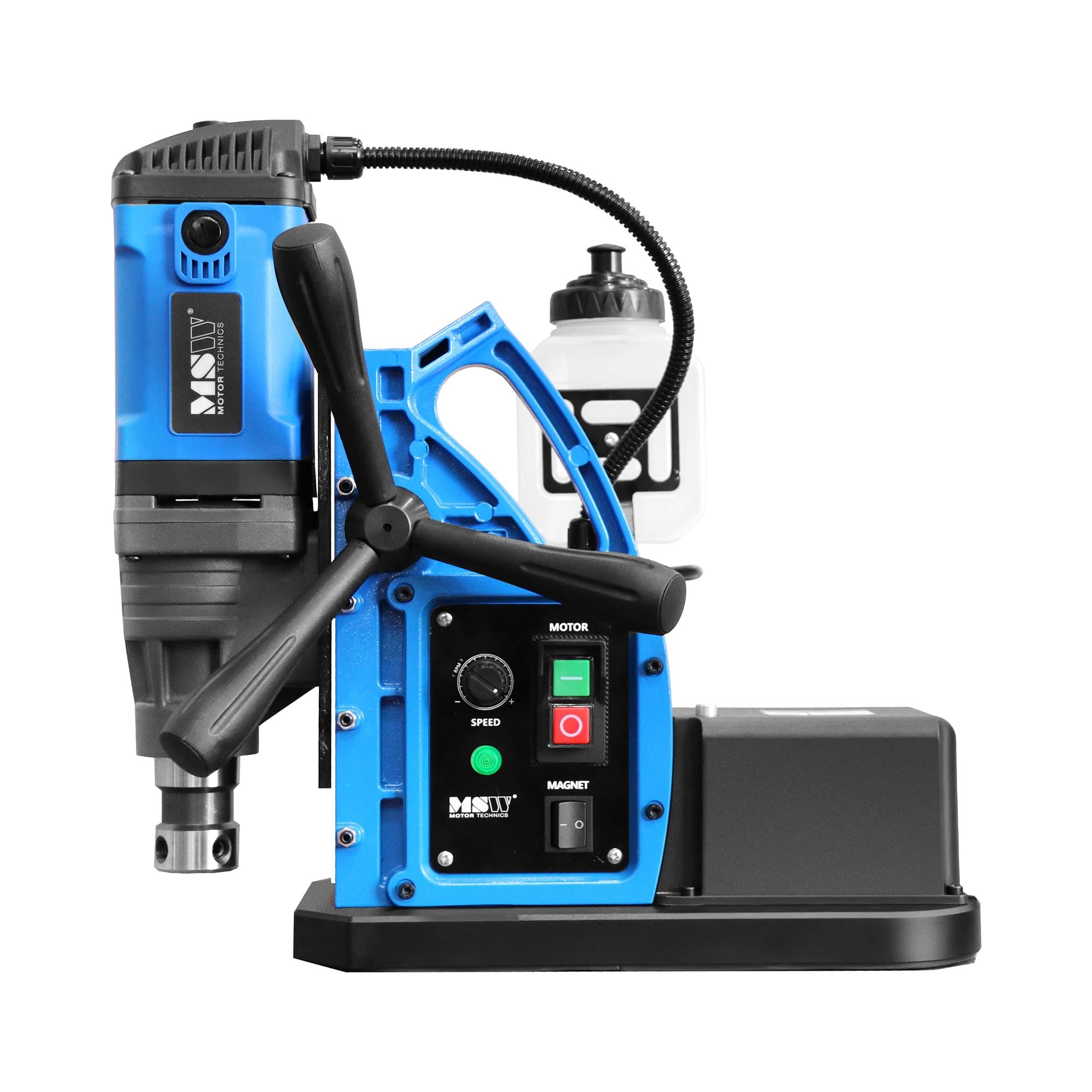 MSW wiertarka magnetyczna z próżnią 1550 W 830 obr./min 3 kN do wierteł 35 mm wiertarka rdzeniowa wiertło magnetyczne