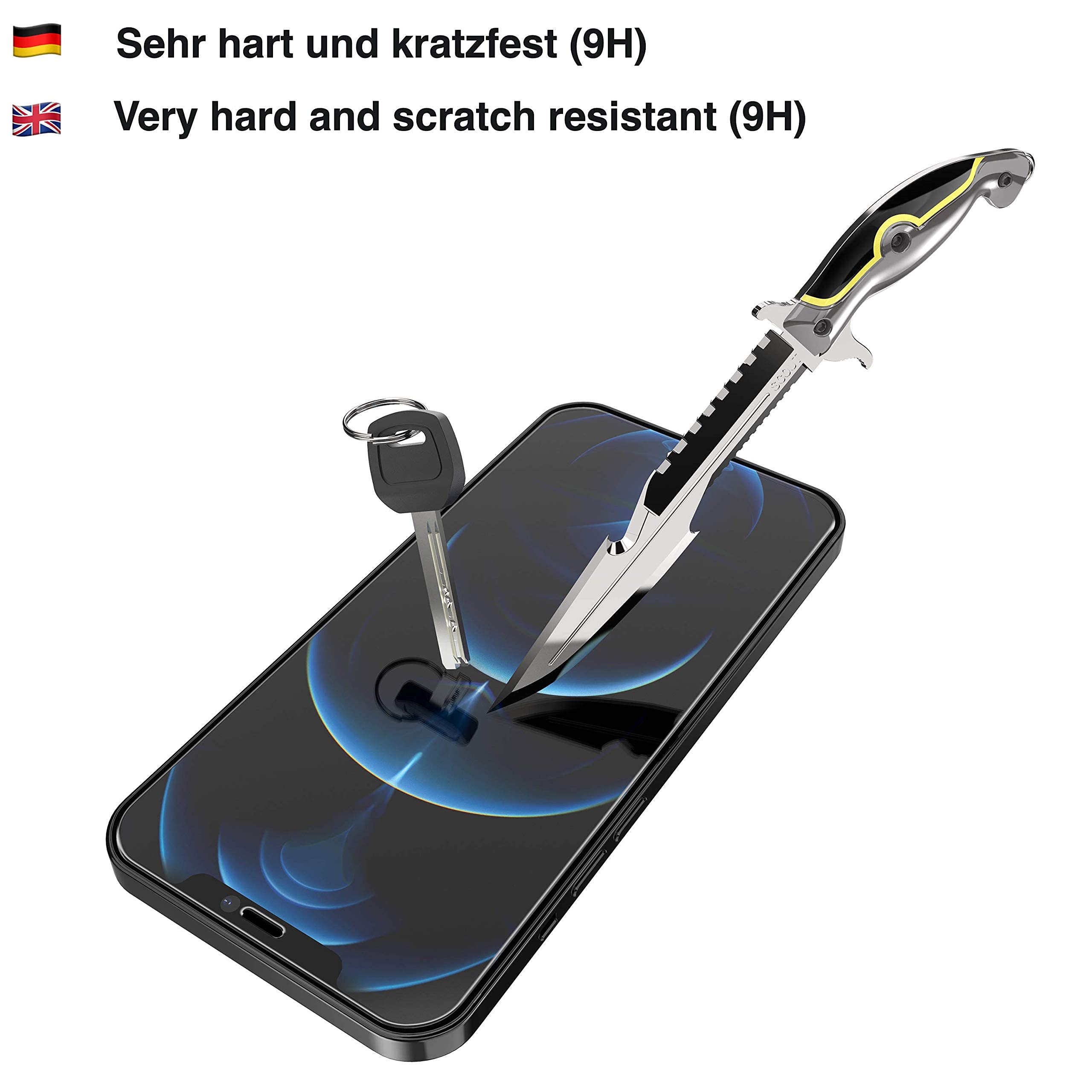XeloTech 3D Schutzglas Für IPhone 12 PRO MAX (6.7 Zoll) – 2 Stück 9H Hartglas Mit Applikator Für Einfache Montage