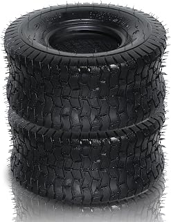 15x6.00-6 Lawn Mower Garden Tires 15x6x6 Turf Tractor Golf Cart Tires Tubeless 2PR Set of 2