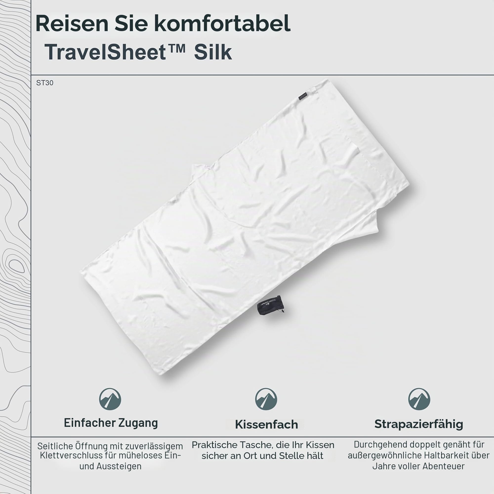 Cocoon Hüttenschlafsack aus Seide