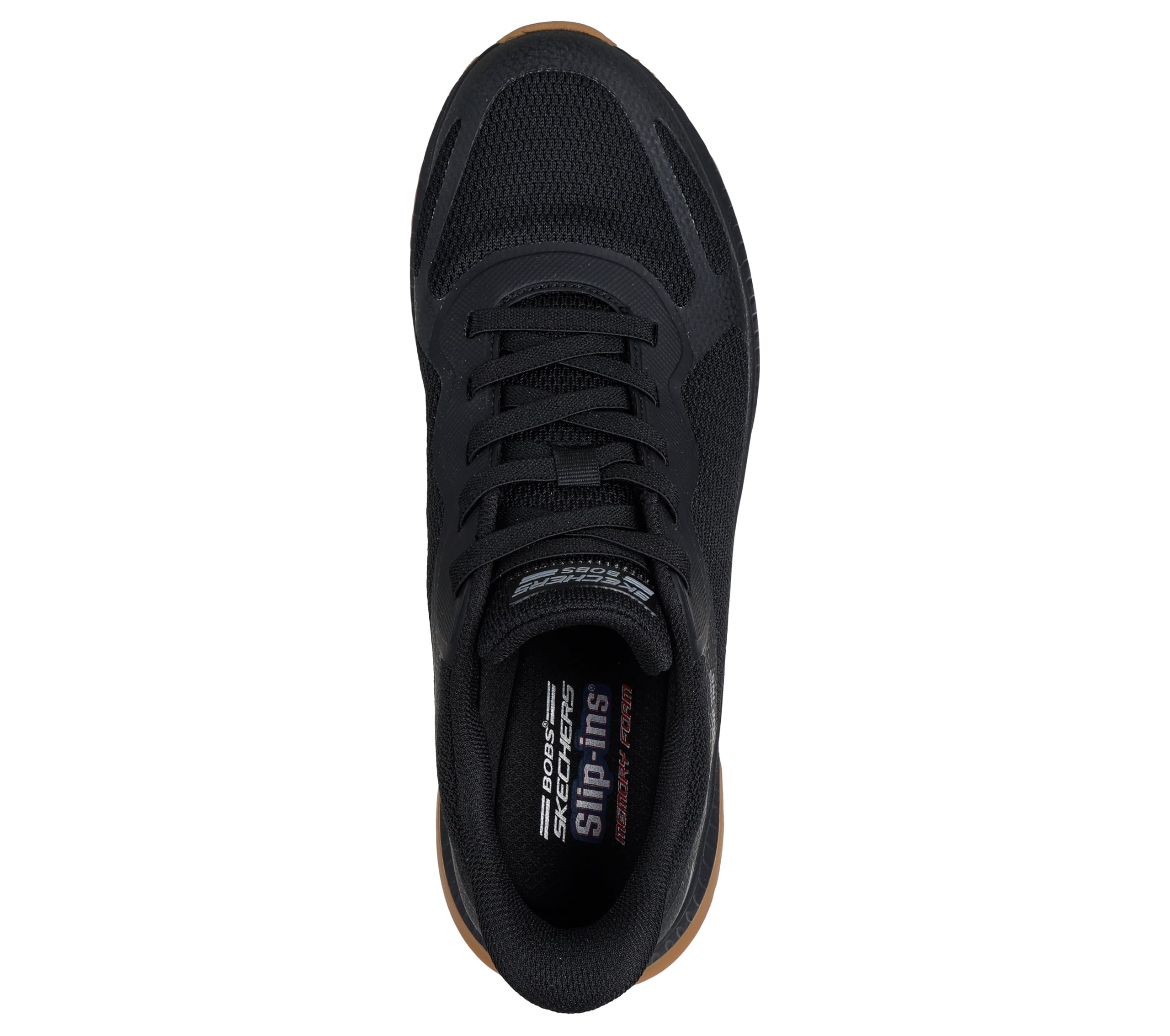 Skechers Herren Bobs Squad 4 Turnschuhe, Black Mesh, 46 EU – Ansicht 3
