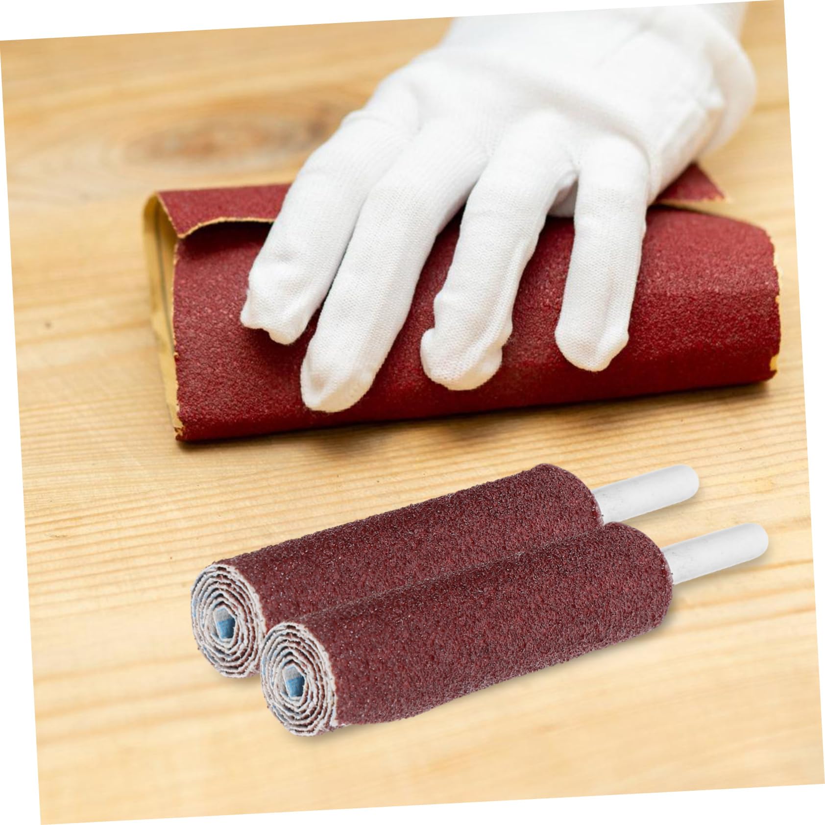 3pezzi Kit Di Tamburi Abrasivi Per Trapano Di Vetrata Bastoncini Abrasivi Grana Per Levigatura e Rifinitura Su Metallo Legno Plastica e Pietra Facili Da Usare e Sostituire