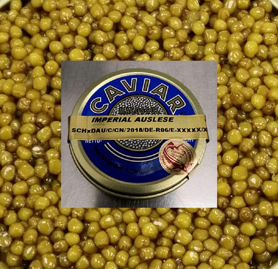 Kaviar Imperial Selección 100 g, con sabor ligero y refinado (también disponible en latas de 50, 125 y 250 g)