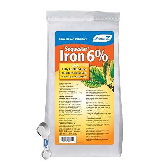 Monterey Sequestar Iron 6% Soil Amendment, 4 lb with Spoon