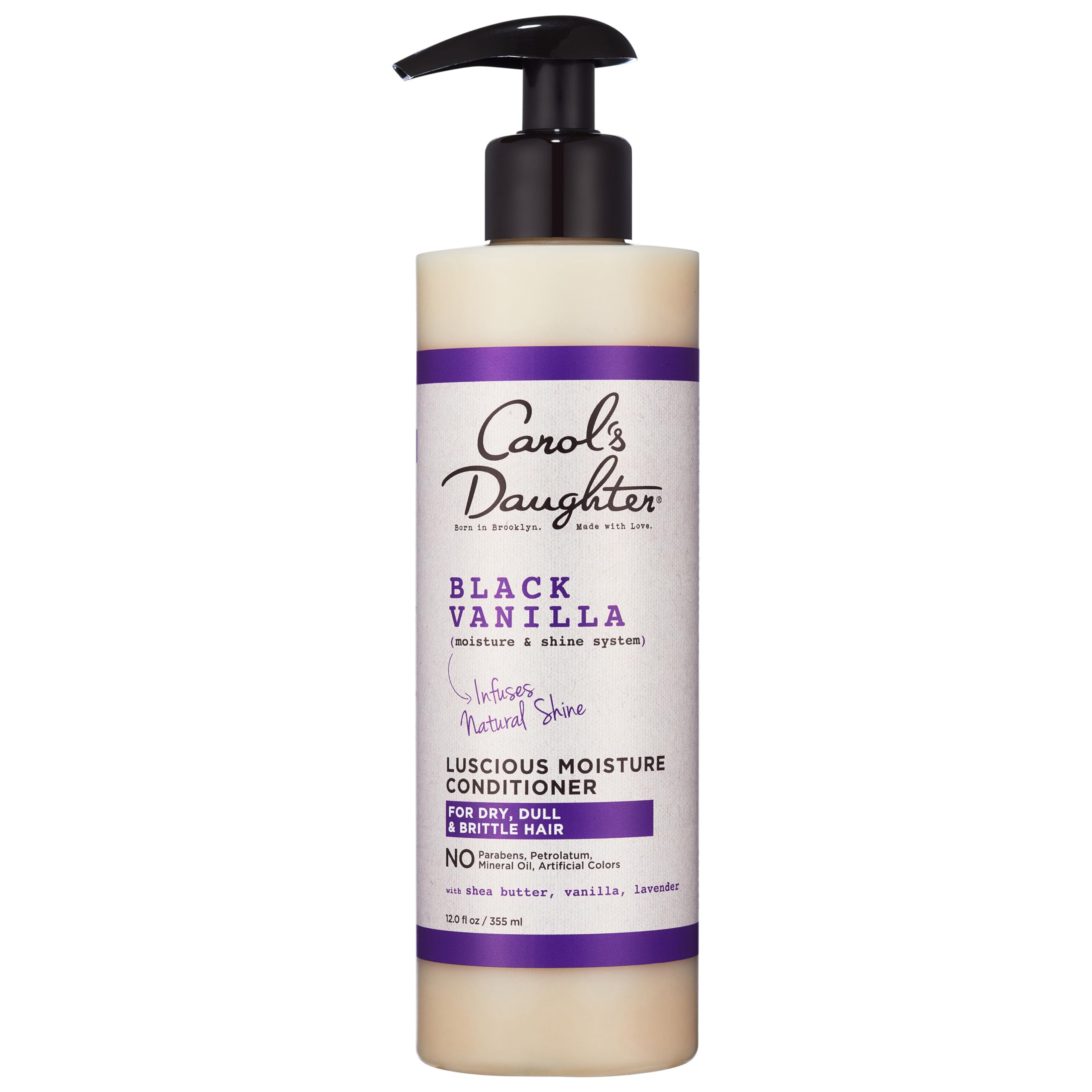 Black Vanilla Moisture & Shine Hydrating Conditioner, 12 Fl Oz