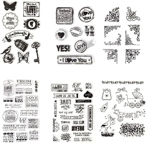 Amazon Co Jp Heallily 6ピースシリコーンクリアスタンプ言葉蝶動物スタンプ用スクラップブッキングフォトアルバム本カード作成装飾 ランダムスタイル 文房具 オフィス用品 Amazon Co Jp Heallily 6ピースシリコーンクリアスタンプ言葉蝶動物スタンプ用スクラップブッキングフォトアルバム本カード作成装飾 ランダムスタイル 文房具 オフィス用品