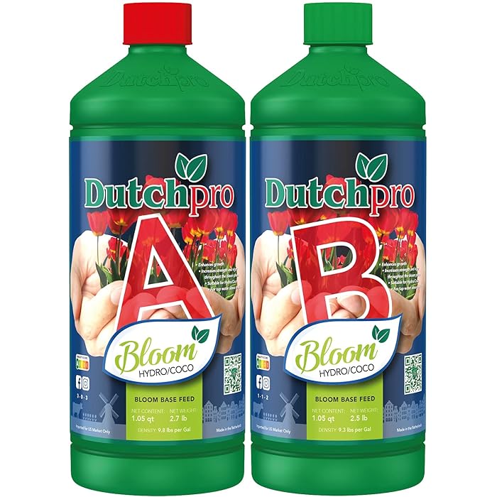 Buy Dutchpro A+B Bloom Hydro/Coco Hard Water Base Feed Liquid Plant