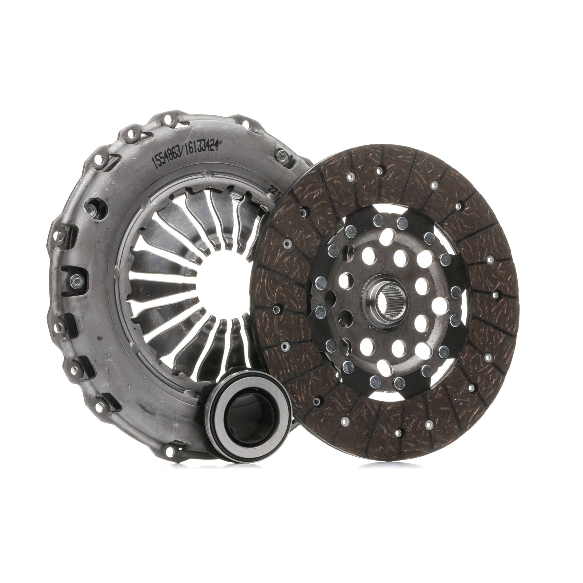 RIDEX 479C3038 Kit de embrague con cojinete de desembrague con plato de embrague Revisar/sustituir volante doble masa Compatible con VW Transporter T4 Bus 70B, 70C, 7DB, 7DK, 70J, 70K, 7DC, 7DJ