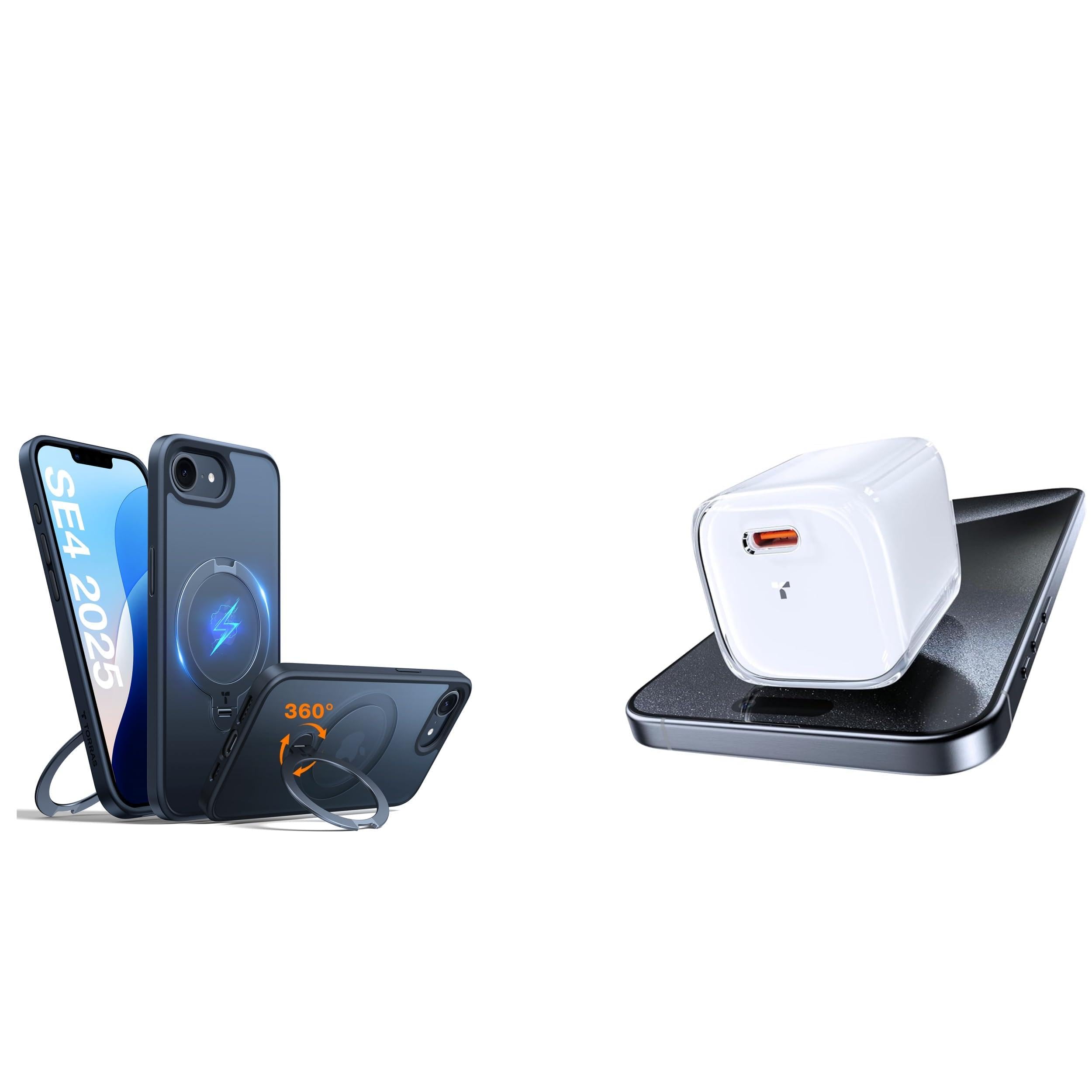 TORRAS Low Temp 30W USB C Charger Magnetic Case Buy Together to Save 15