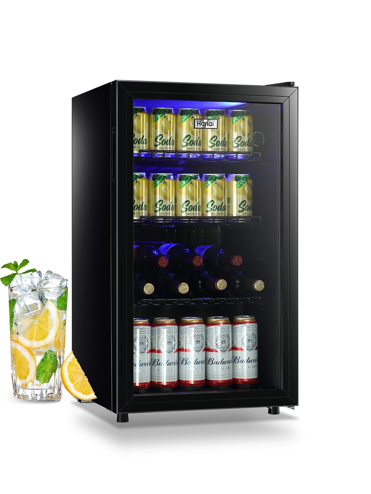 WANAI HU-XI-169 3.2 cu ft Wine Cooler Blue