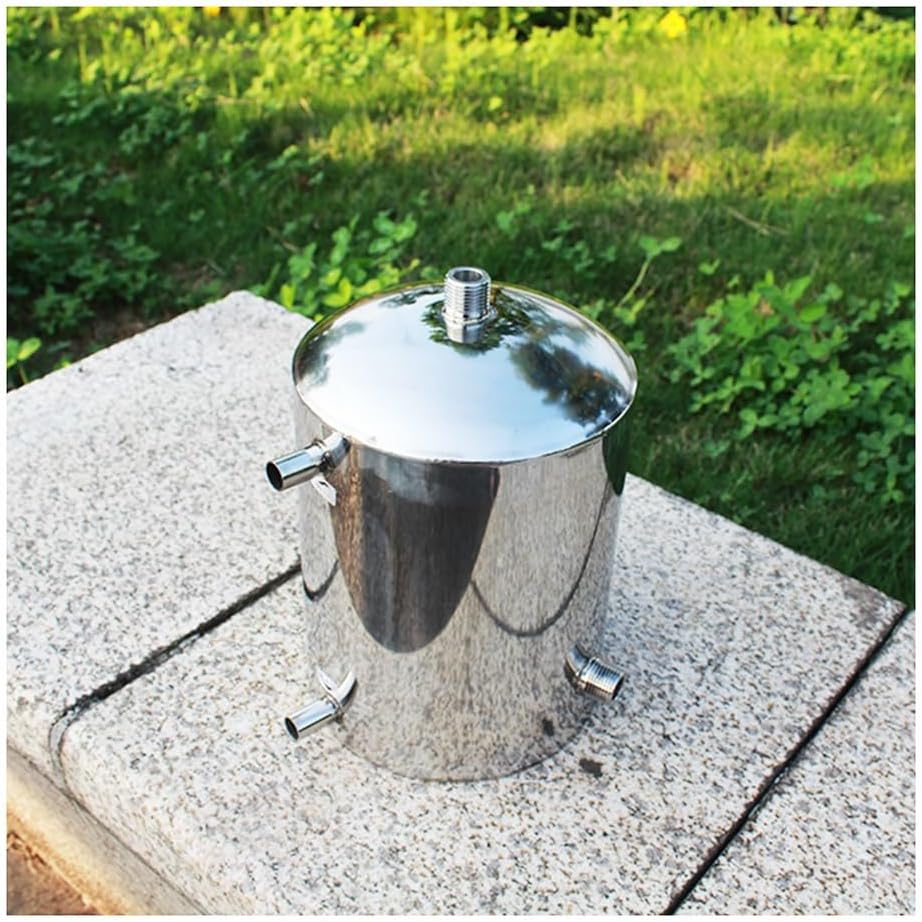 Condenser, 304 Stainless Steel Cooler Condenser Brewing Secondary Cooler Small Household Equipment Cooler Heat Exchange